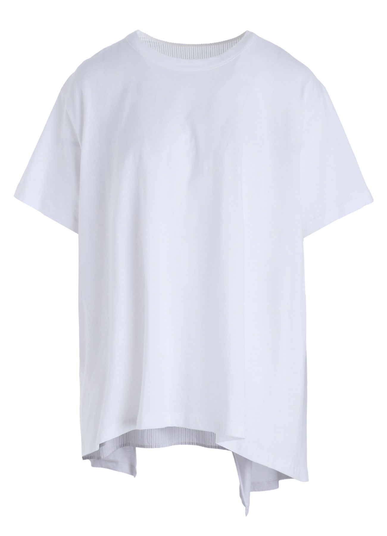 COTTON COMBINATION HALF SLEEVE BLOUSE