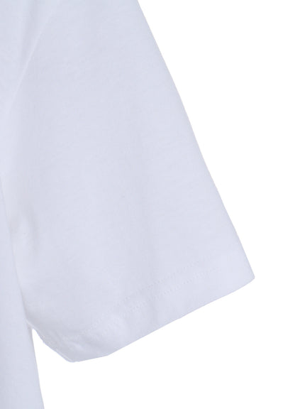 COTTON COMBINATION HALF SLEEVE BLOUSE
