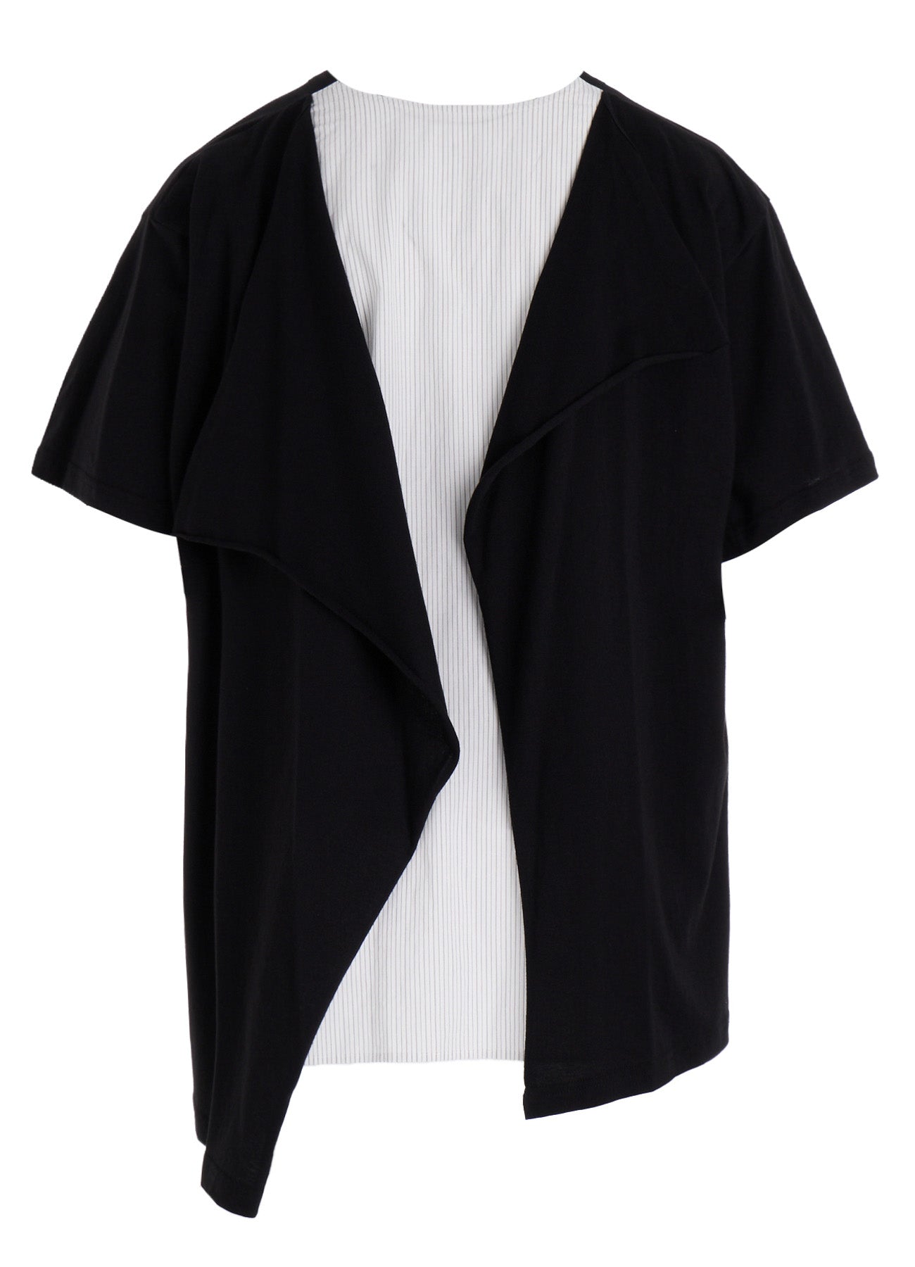 COTTON COMBINATION HALF SLEEVE BLOUSE