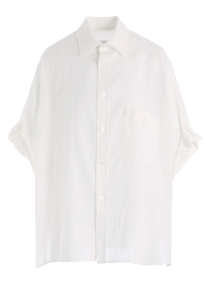 COTTON VOILE VIYELLA DOLMAN SLEEVE SHIRT