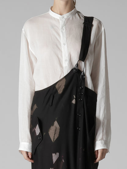 RAMIE STAND COLLAR BLOUSE