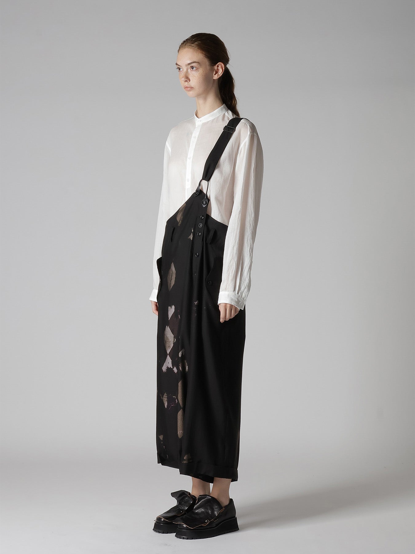 RAMIE STAND COLLAR BLOUSE
