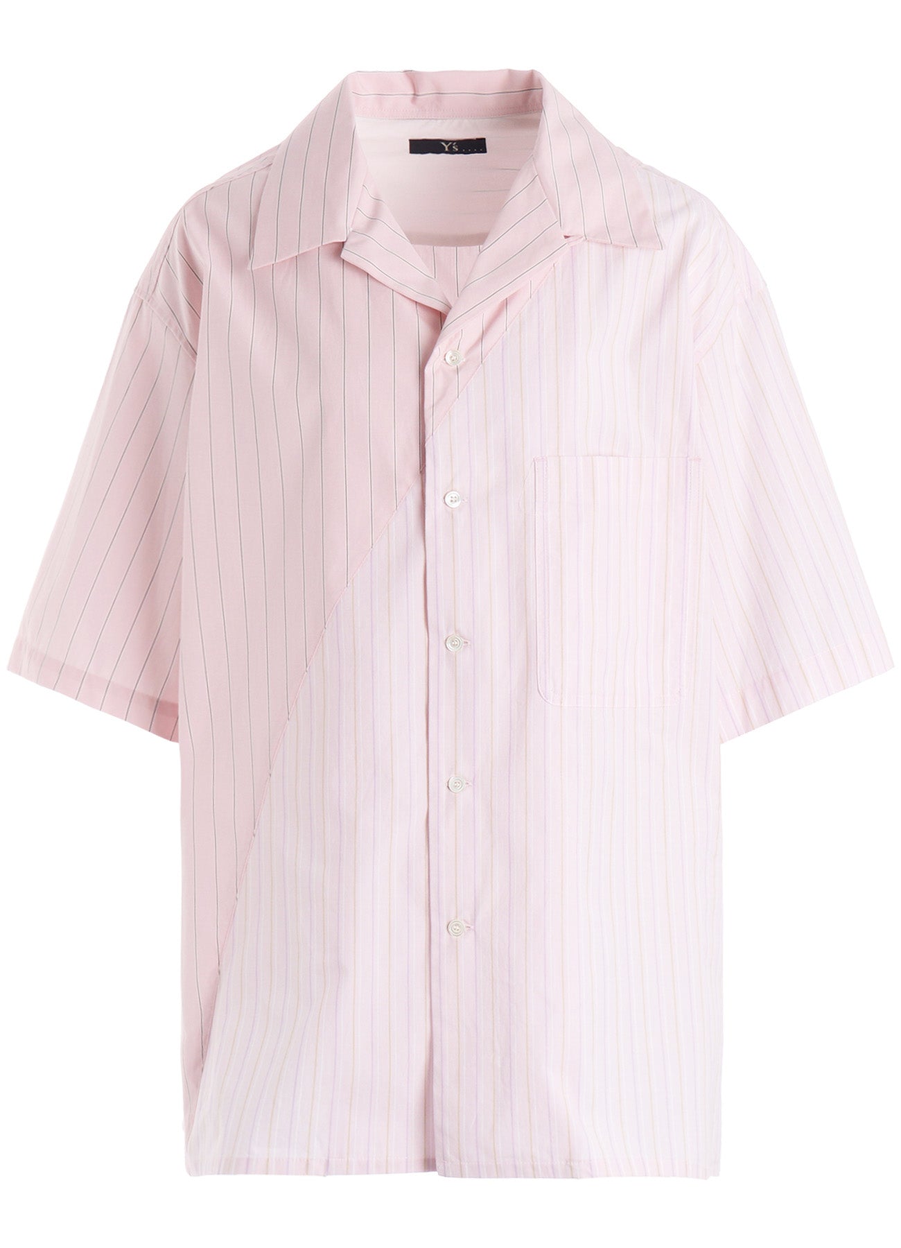 COTTON STRIPE OPEN COLLAR SHIRT – THE SHOP YOHJI YAMAMOTO