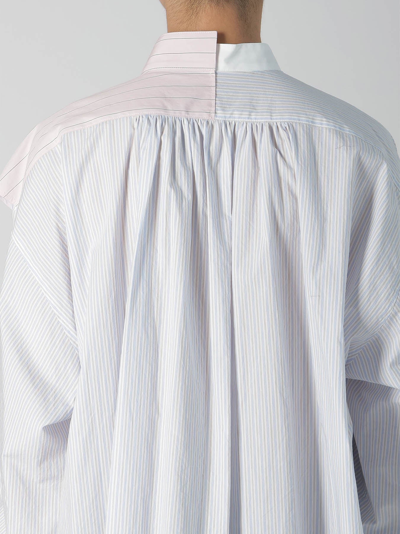 COTTON STRIPE ASYMMETRIC SHIRT B – THE SHOP YOHJI YAMAMOTO