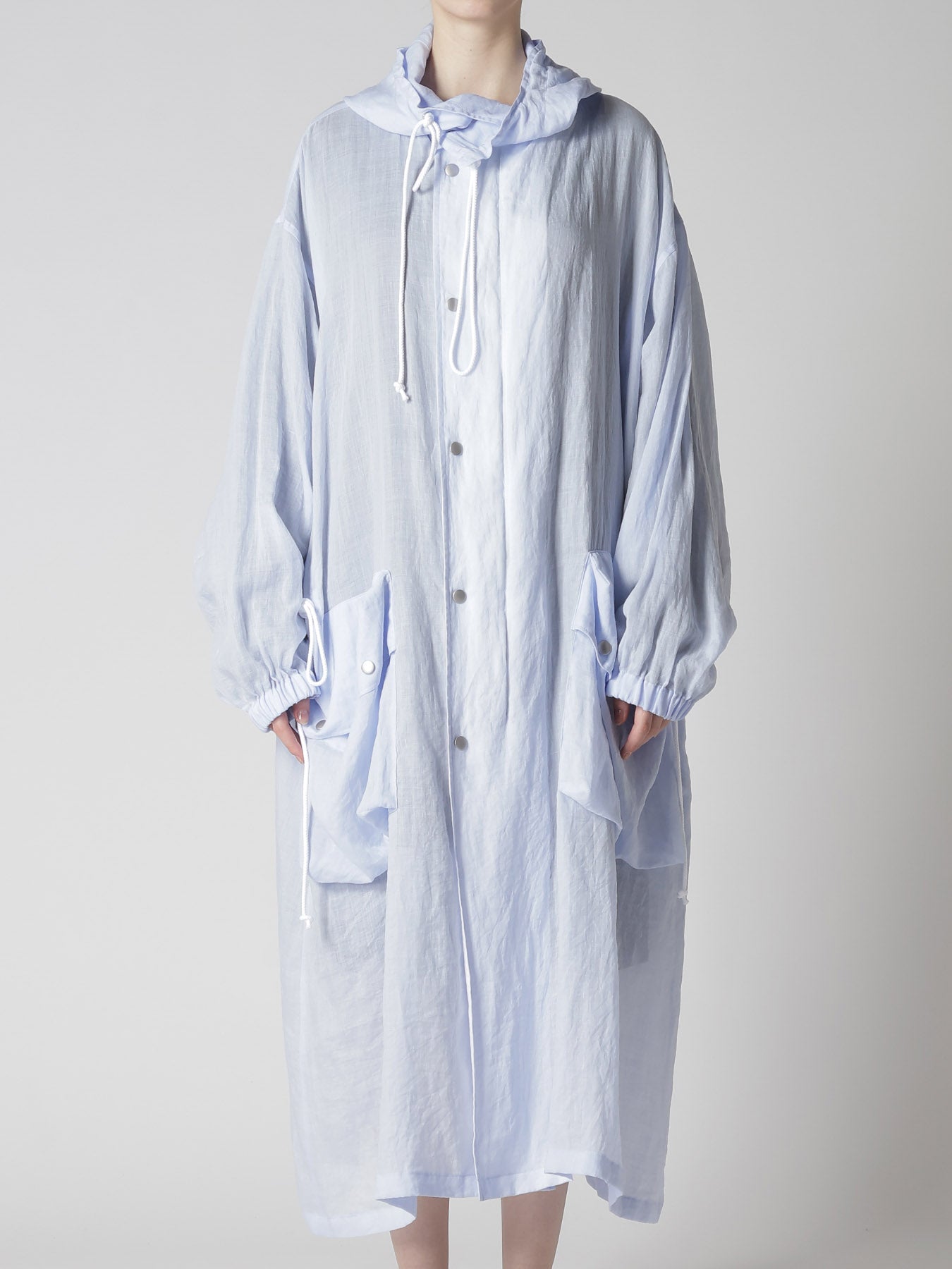 RAMIE HOODED OVERSIZED COAT – THE SHOP YOHJI YAMAMOTO