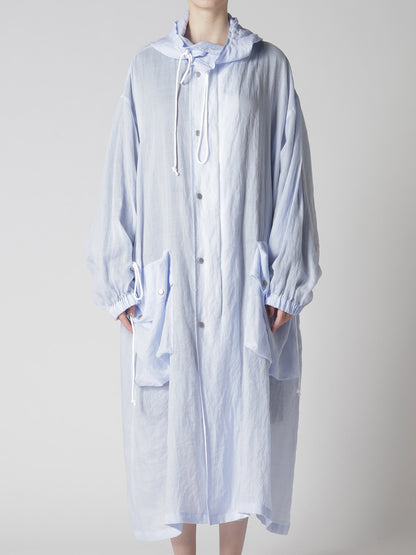 RAMIE HOODED OVERSIZED COAT