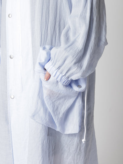 RAMIE HOODED OVERSIZED COAT