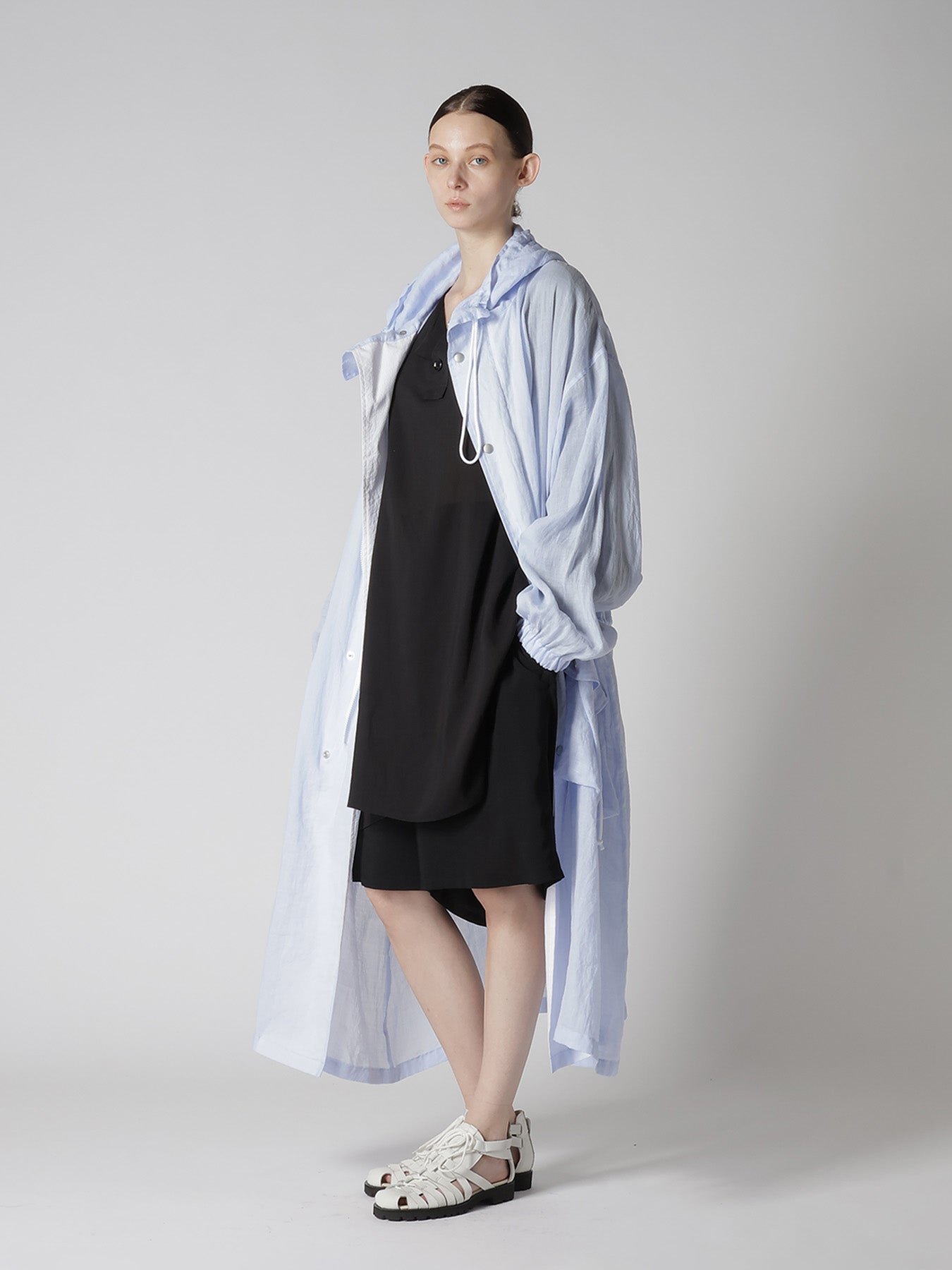 RAMIE HOODED OVERSIZED COAT – THE SHOP YOHJI YAMAMOTO