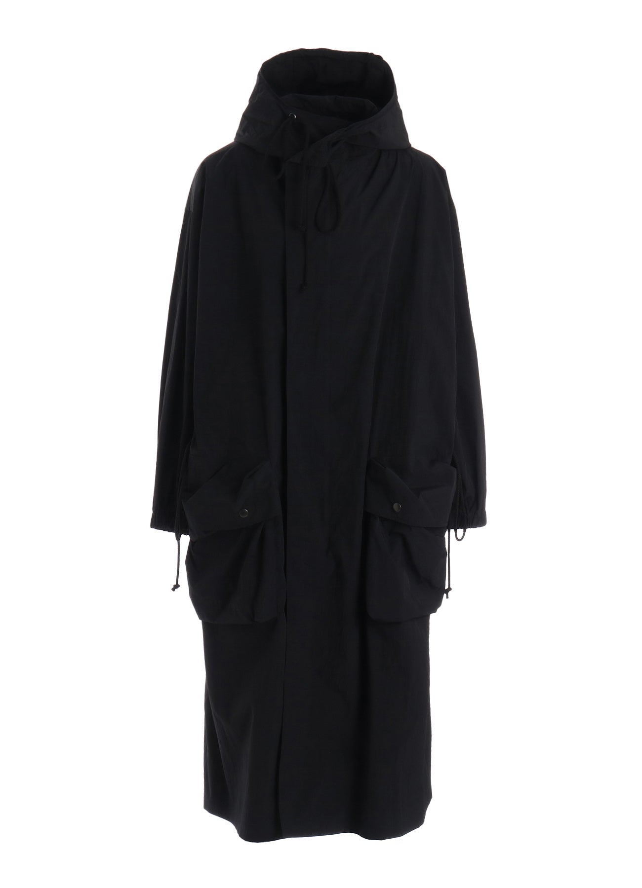 NY/ JET TAFFETA HOODED BIG COAT