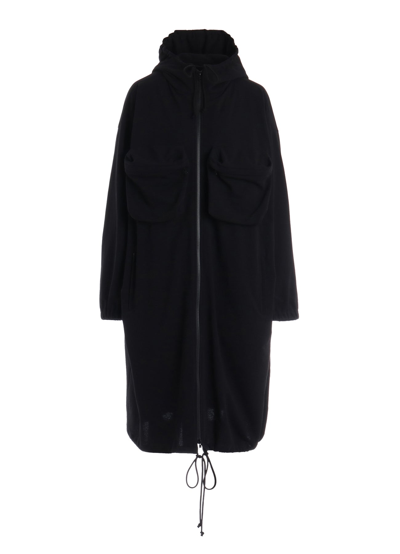 COTTON INLAY ZIP UP POCKET COAT