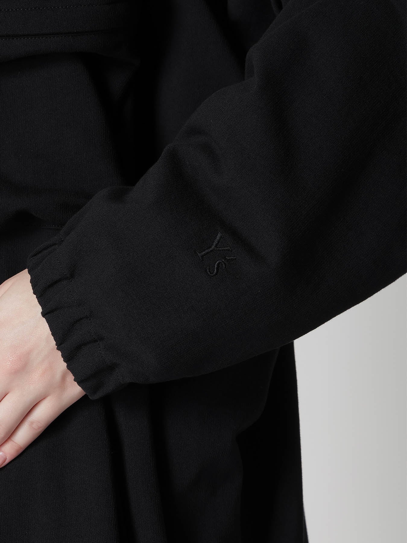 COTTON INLAY ZIP UP POCKET COAT