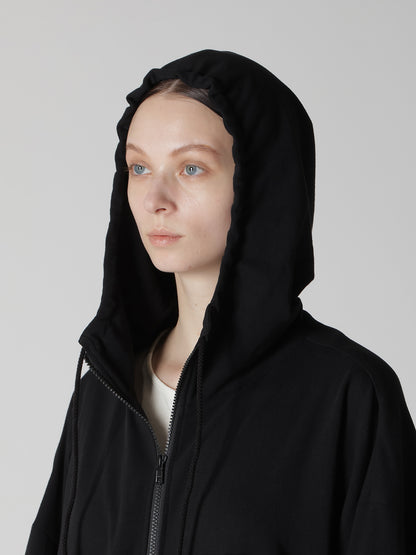 COTTON INLAY ZIP UP POCKET COAT