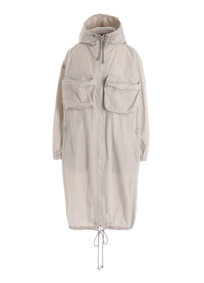 NY/ JET TAFFETA ZIP UP POCKET COAT