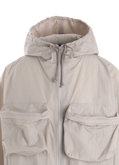 NY/ JET TAFFETA ZIP UP POCKET COAT