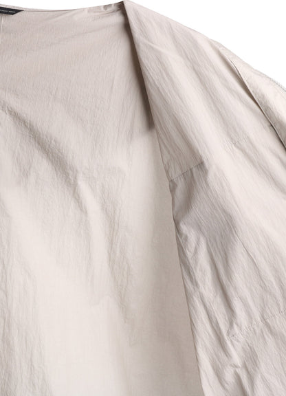 NY/ JET TAFFETA ZIP UP POCKET COAT