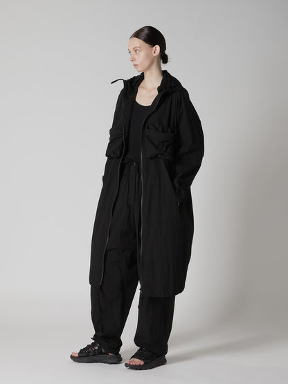 NY/ JET TAFFETA ZIP UP POCKET COAT