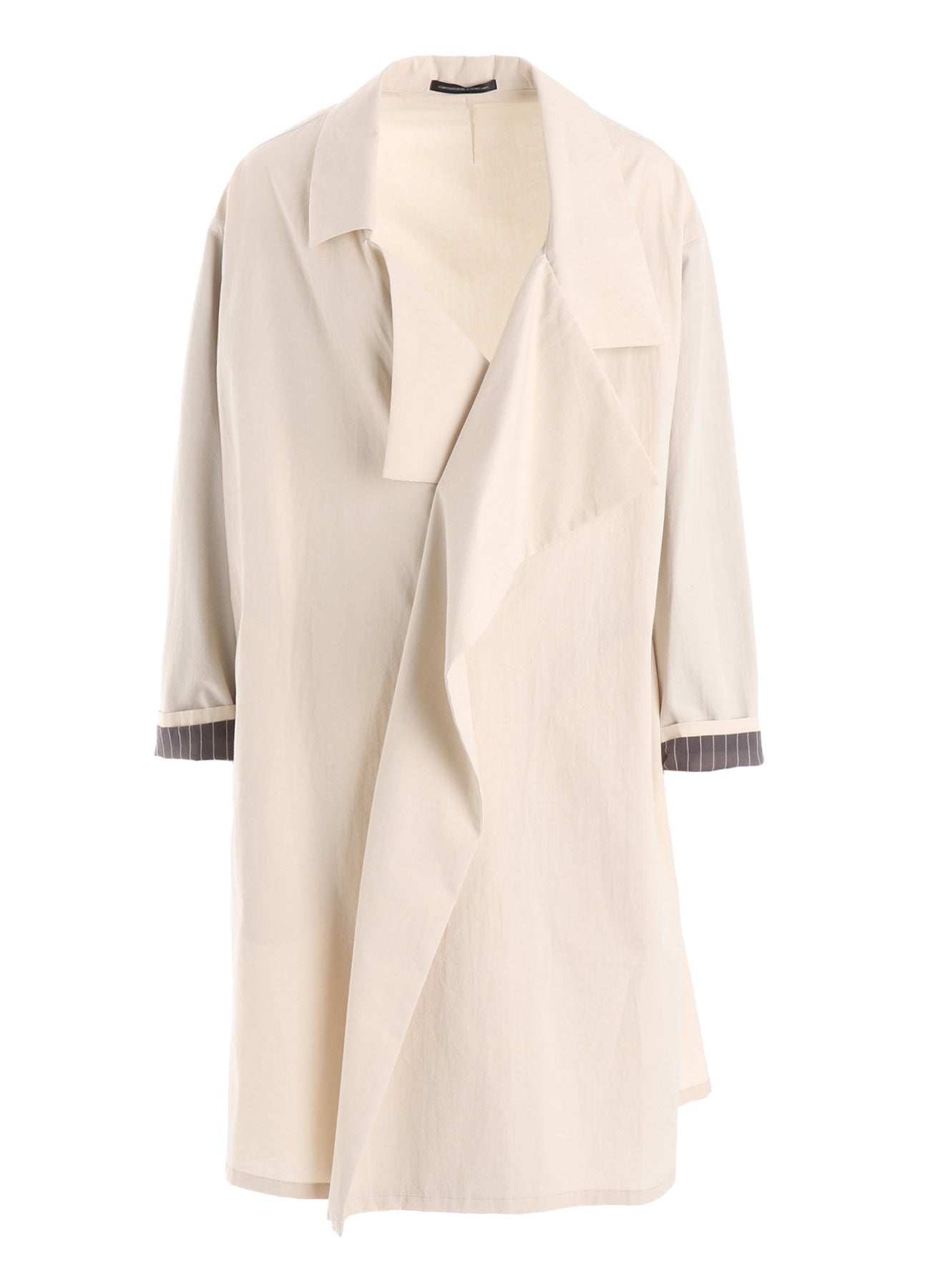 COTTON BROAD BIG LAPEL COAT