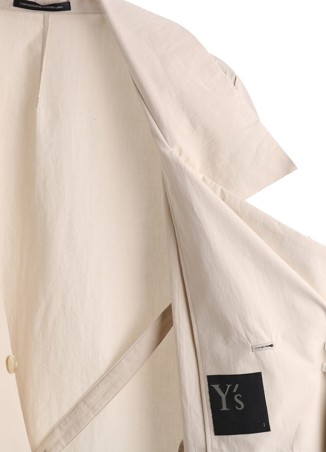 COTTON BROAD BIG LAPEL COAT