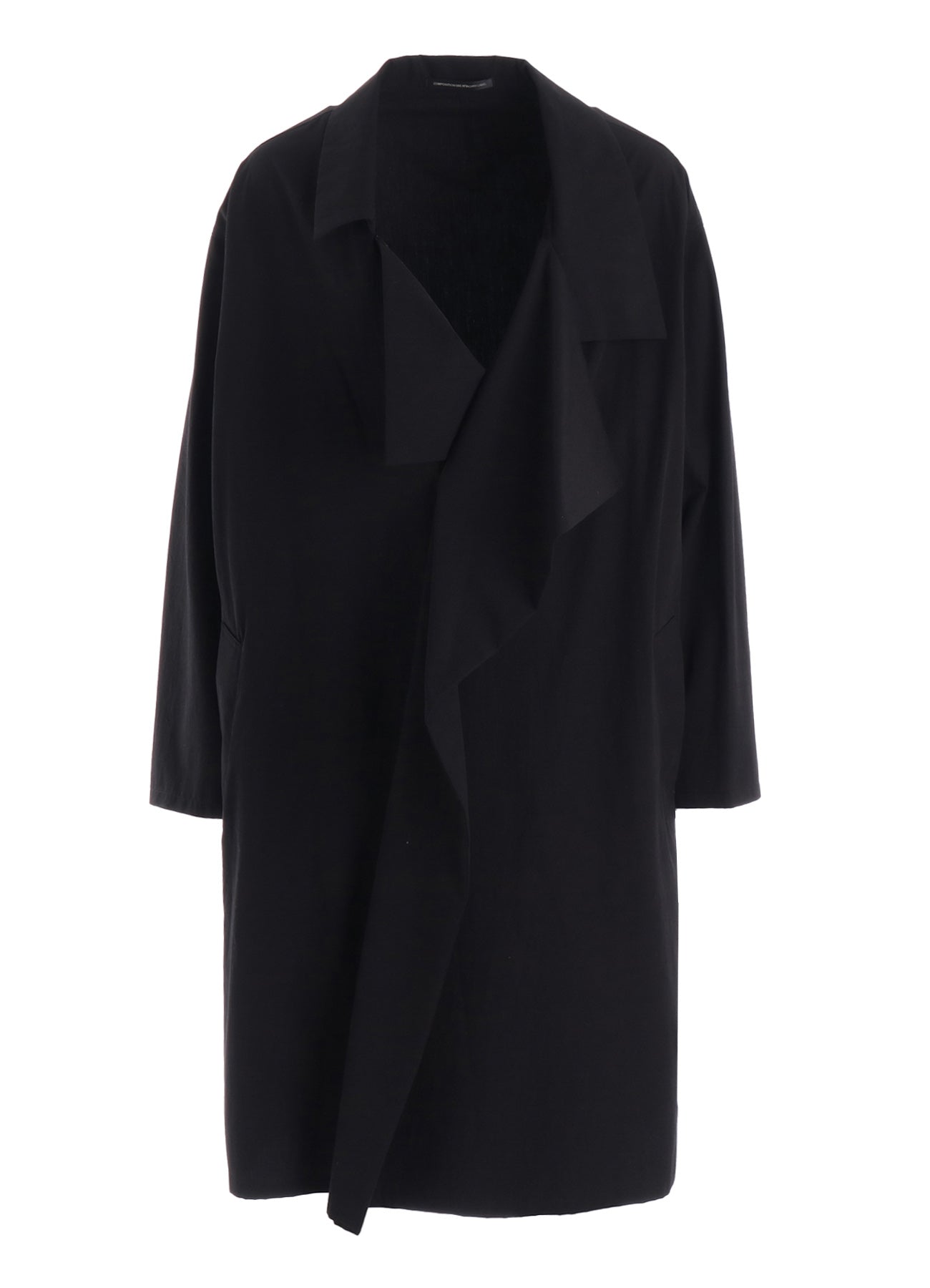 COTTON BROAD BIG LAPEL COAT – THE SHOP YOHJI YAMAMOTO