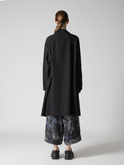 COTTON BROAD BIG LAPEL COAT