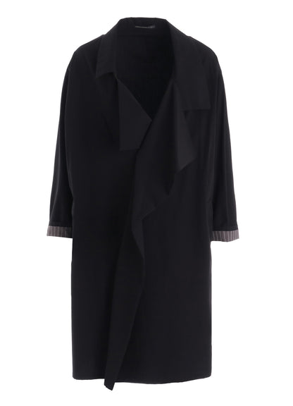 COTTON BROAD BIG LAPEL COAT