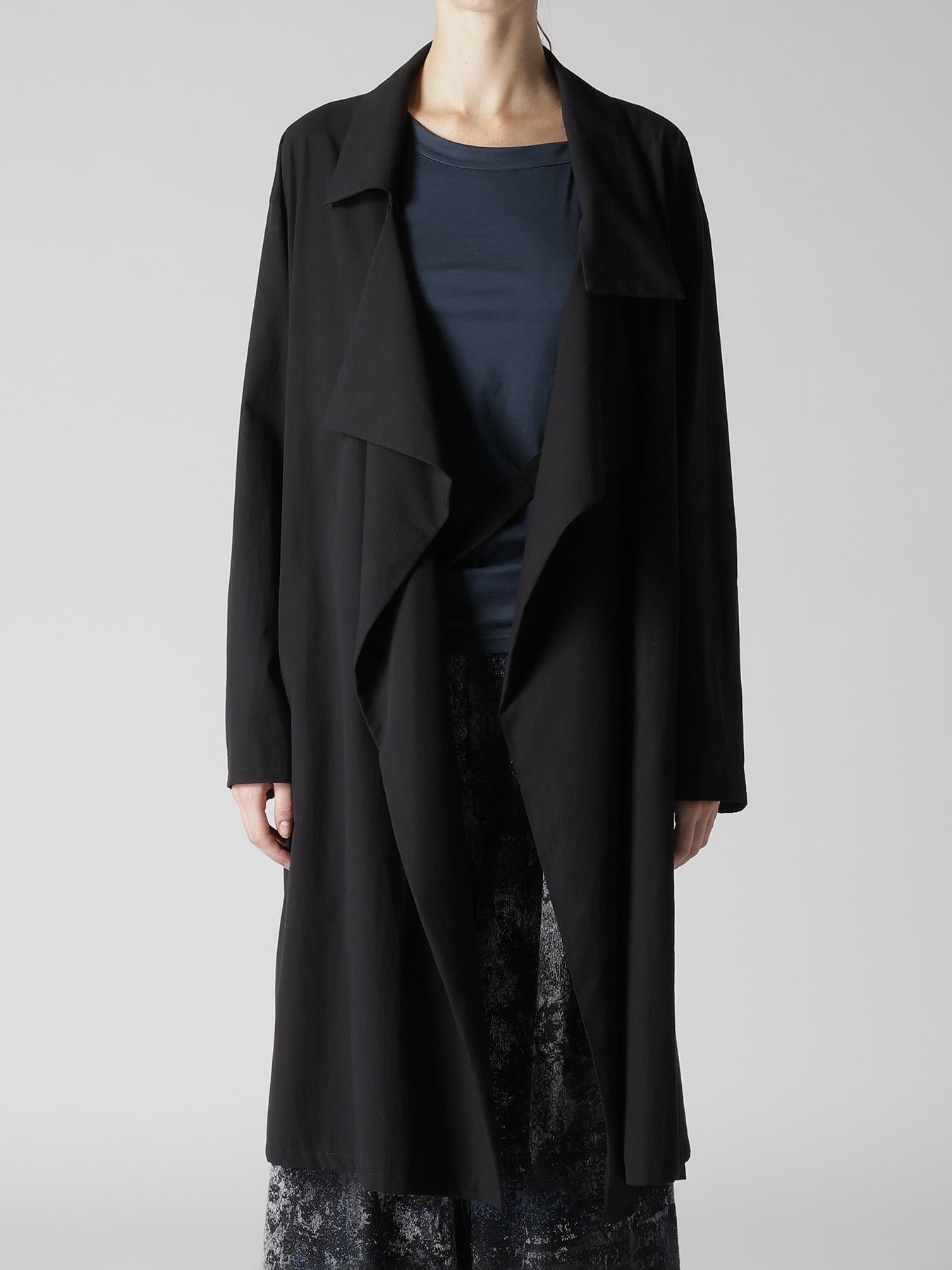 COTTON BROAD BIG LAPEL COAT – THE SHOP YOHJI YAMAMOTO