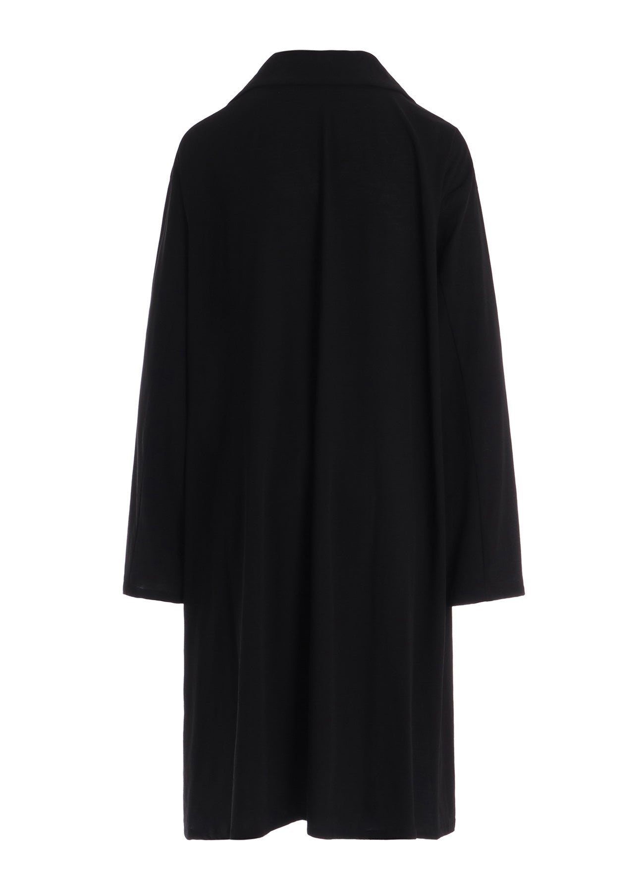 COTTON HARD TWISTED JERSEY BIG LAPEL COAT