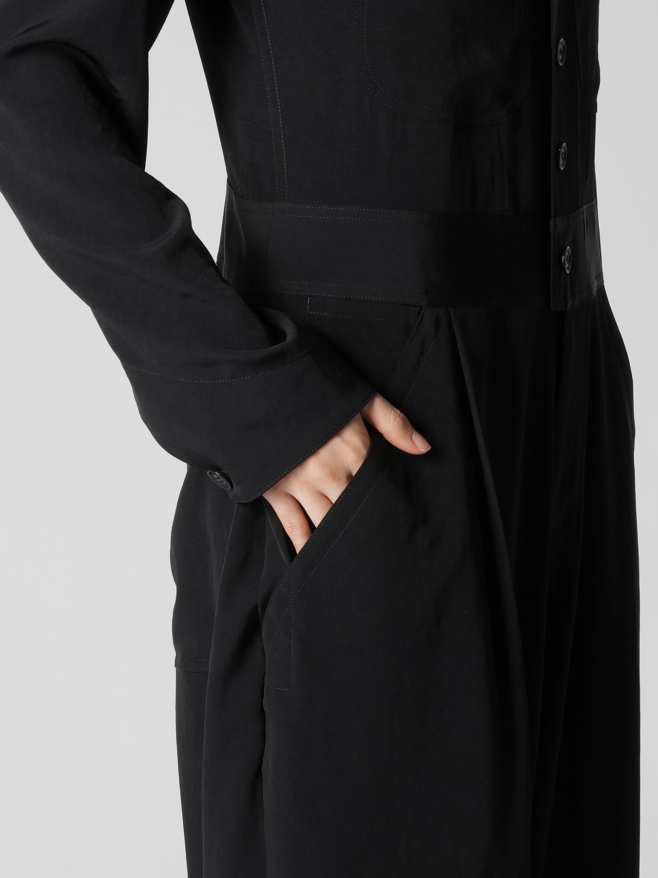 TA/PE CREPE DE CHINE JUMPSUIT