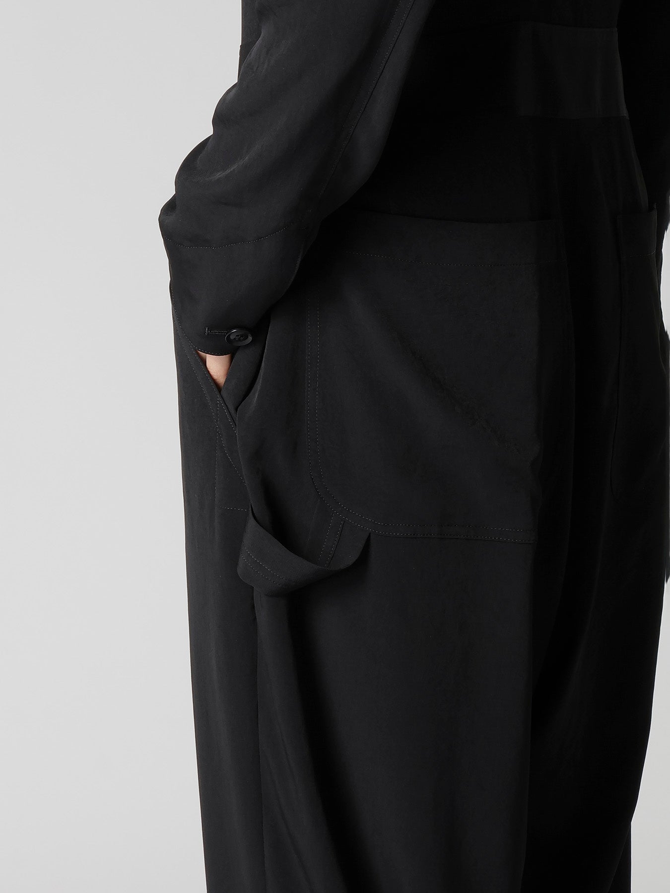 TA/PE CREPE DE CHINE JUMPSUIT – THE SHOP YOHJI YAMAMOTO