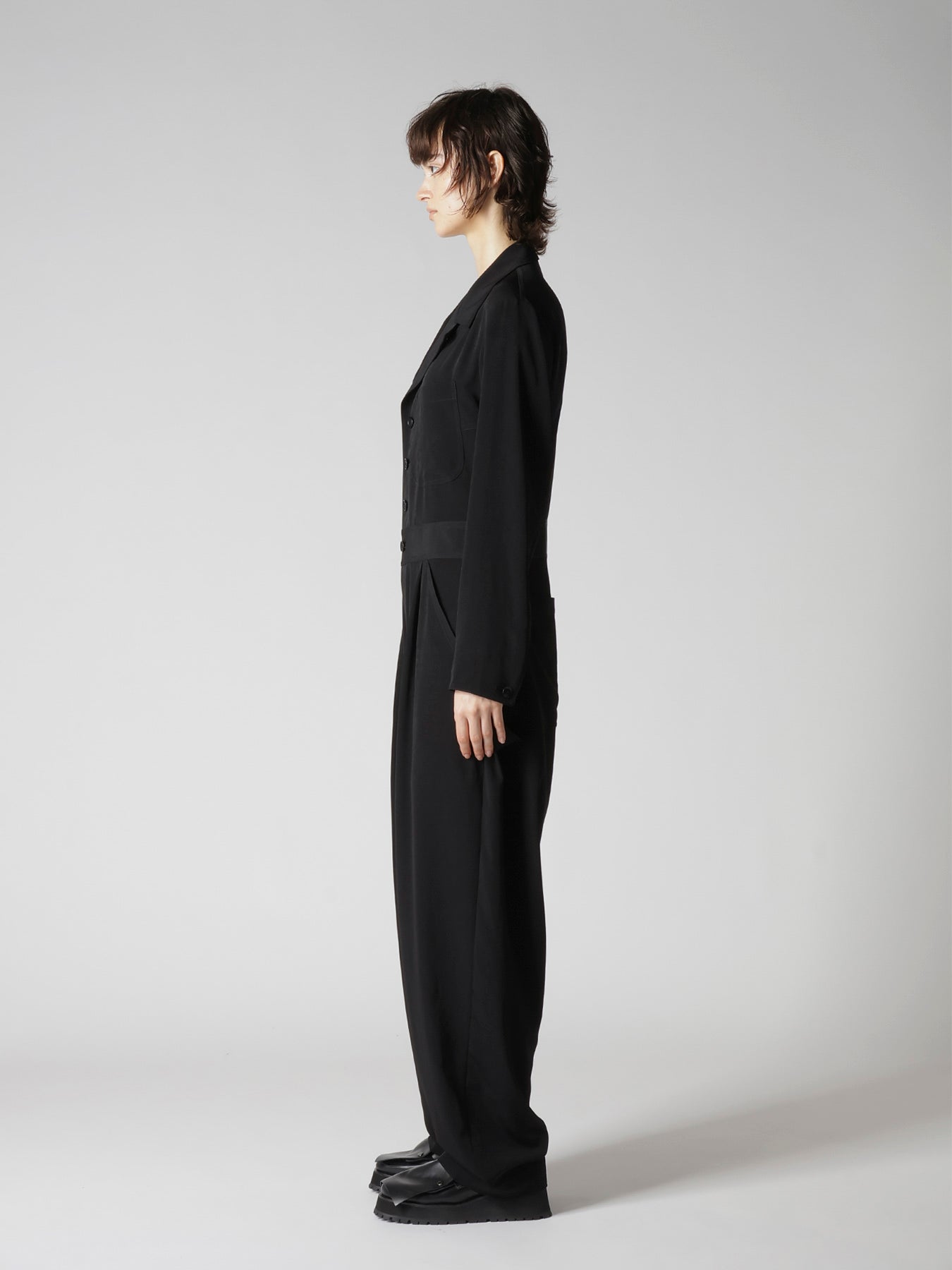 TA/PE CREPE DE CHINE JUMPSUIT – THE SHOP YOHJI YAMAMOTO