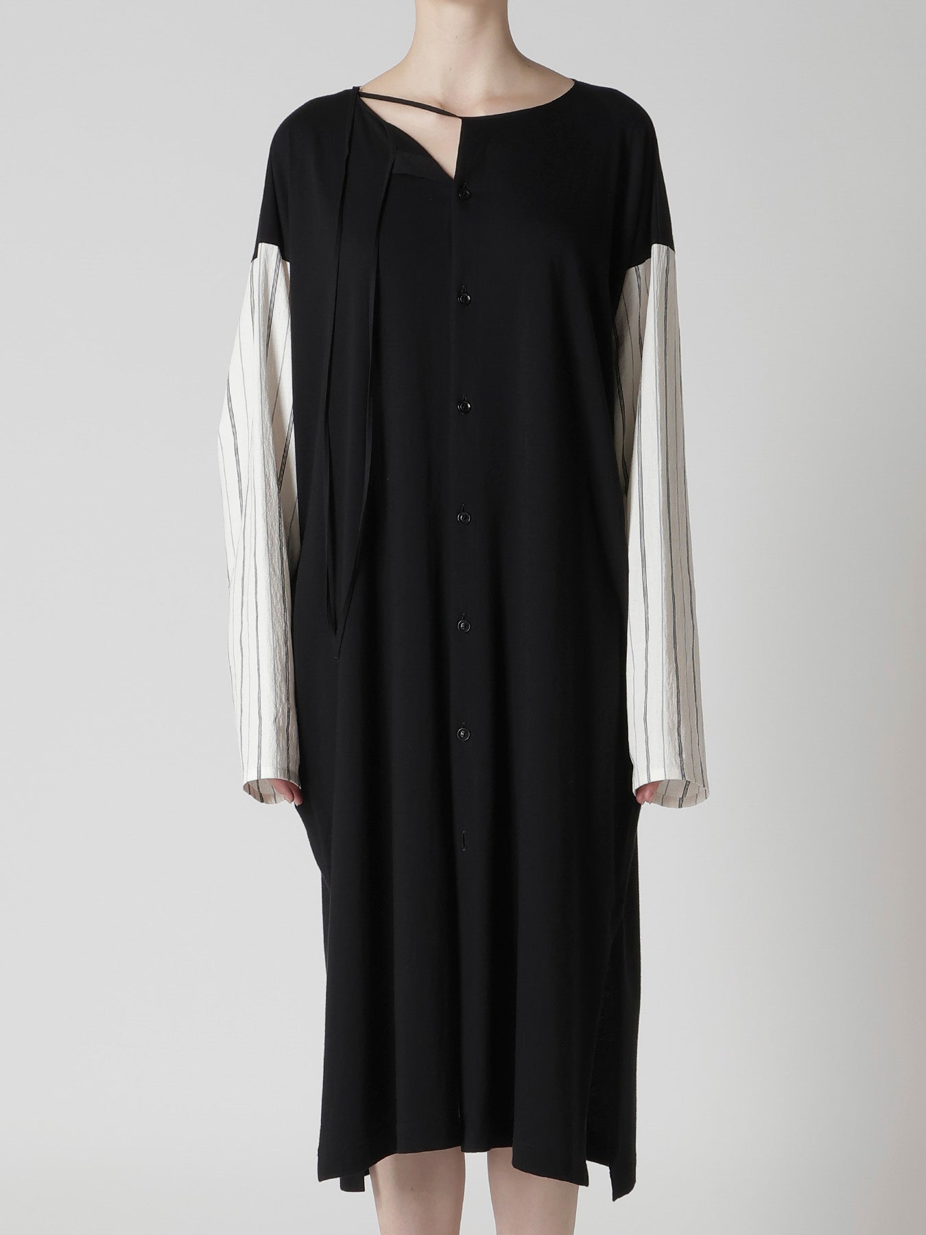 COMBINATION HENLEY COLLERLESS DREE – THE SHOP YOHJI YAMAMOTO