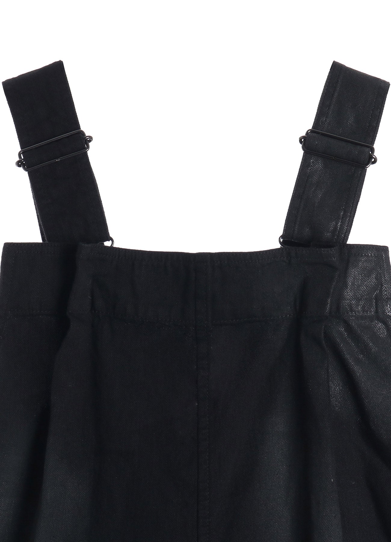 8OZ DENIM FOIL PRINT SALOPETTE PANTS