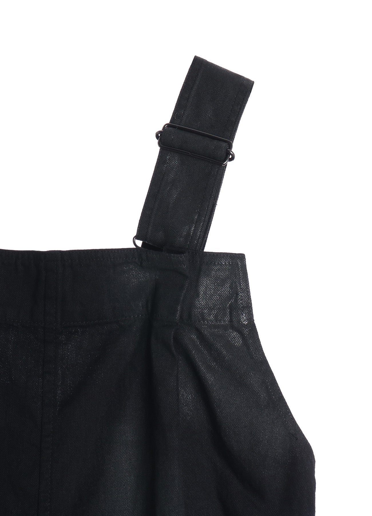 8OZ DENIM FOIL PRINT SALOPETTE PANTS