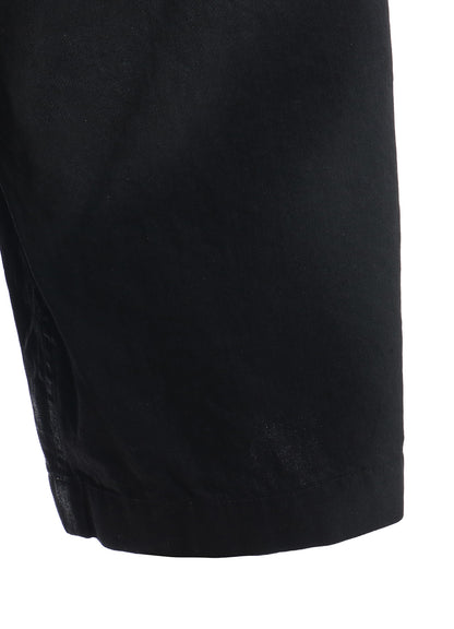 8OZ DENIM FOIL PRINT SALOPETTE PANTS