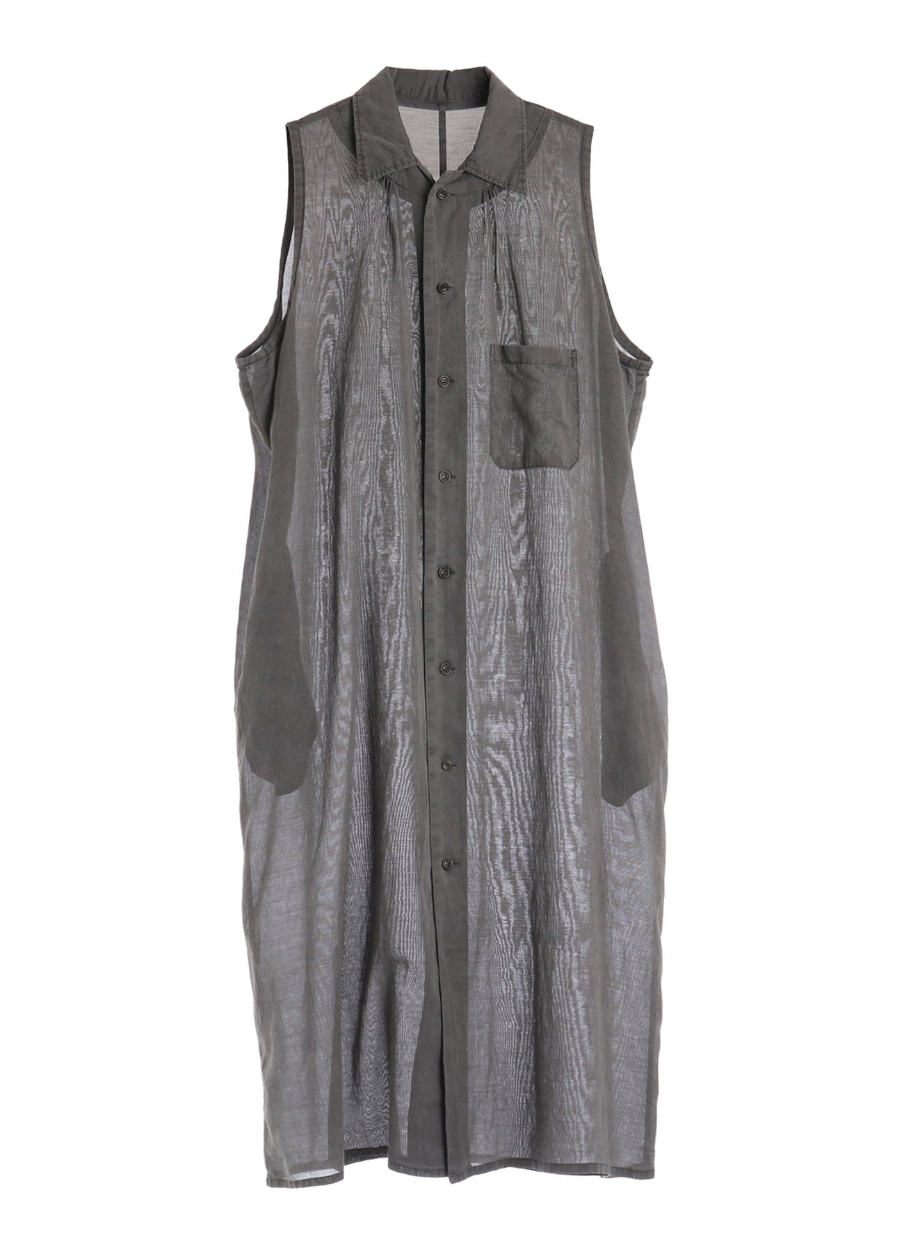 CUPRO/COTTON GARMENT GATHERED DRESS