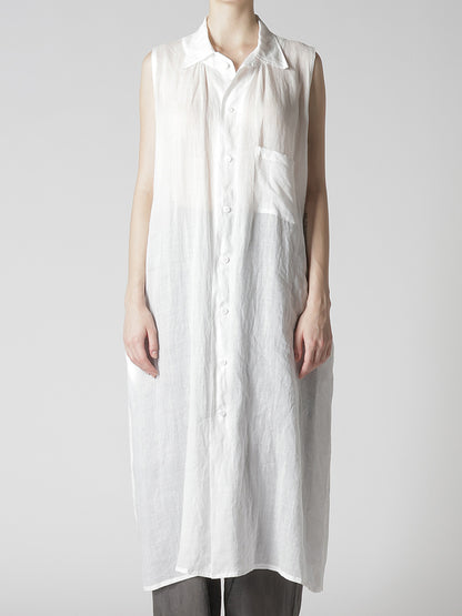 RAMIE NECK GATHER DRESS