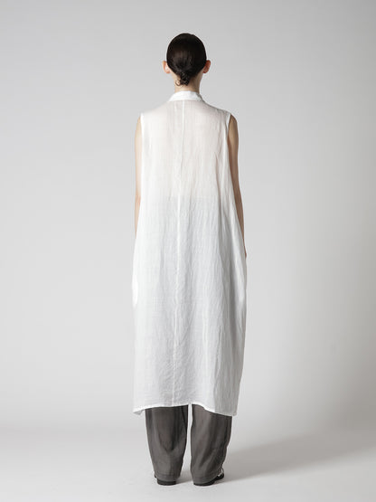 RAMIE NECK GATHER DRESS