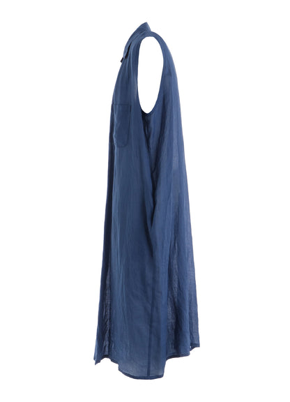 RAMIE NECK GATHER DRESS