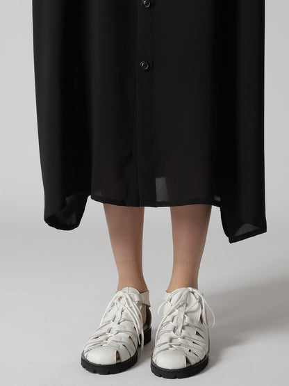 TA/PE GEORGETTE SHIRT DRESS