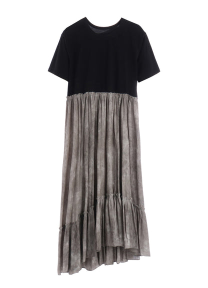 "CHUSEN" HALF SLEEVE DRESS