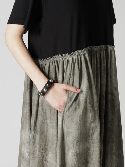 "CHUSEN" HALF SLEEVE DRESS