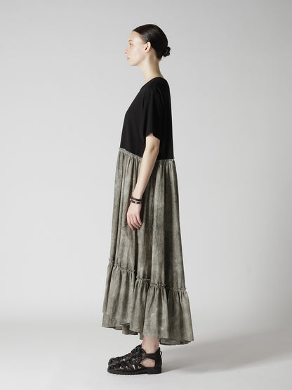 "CHUSEN" HALF SLEEVE DRESS