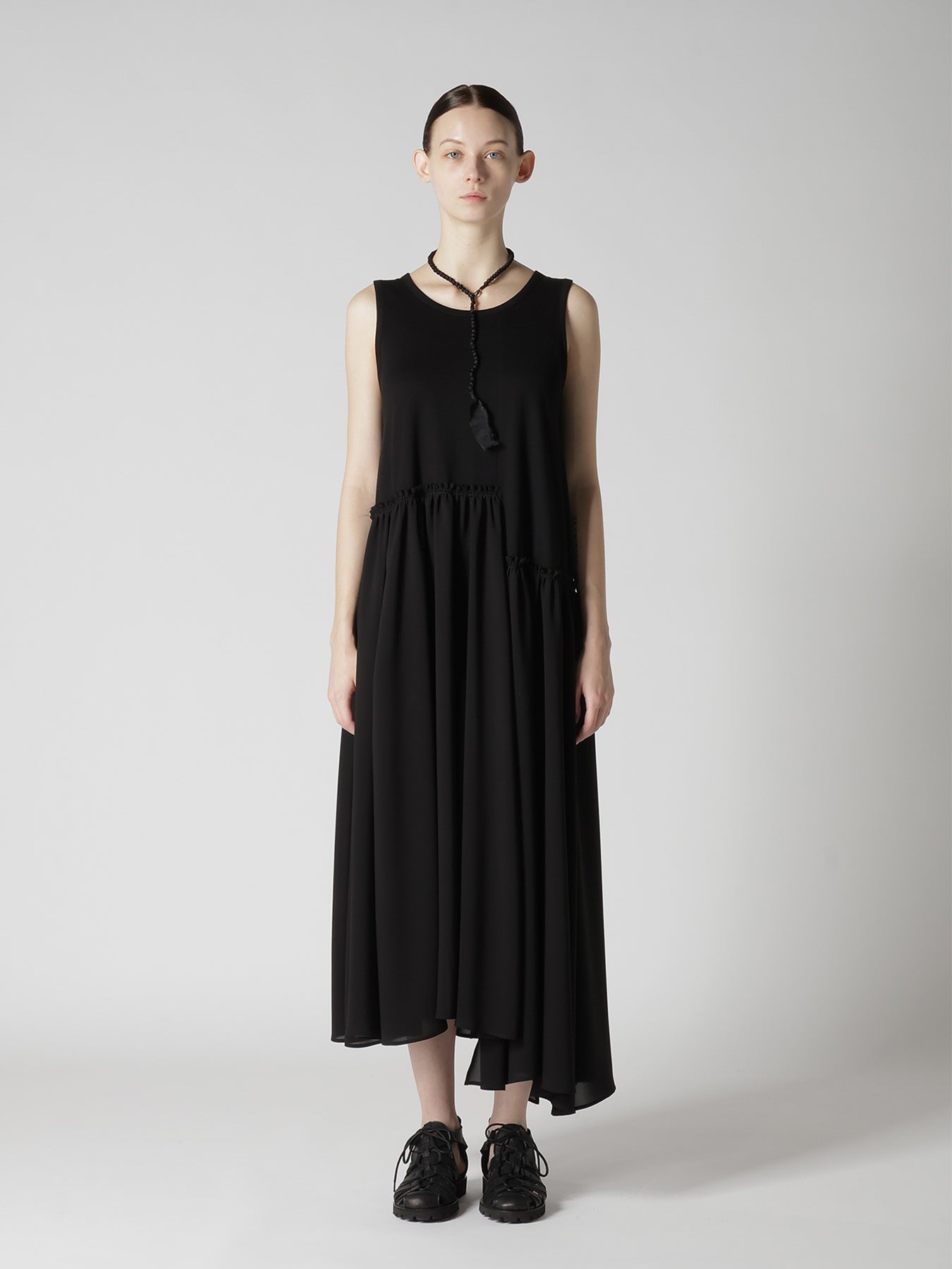 COMBINATION SLEEVELESS DRESS – THE SHOP YOHJI YAMAMOTO