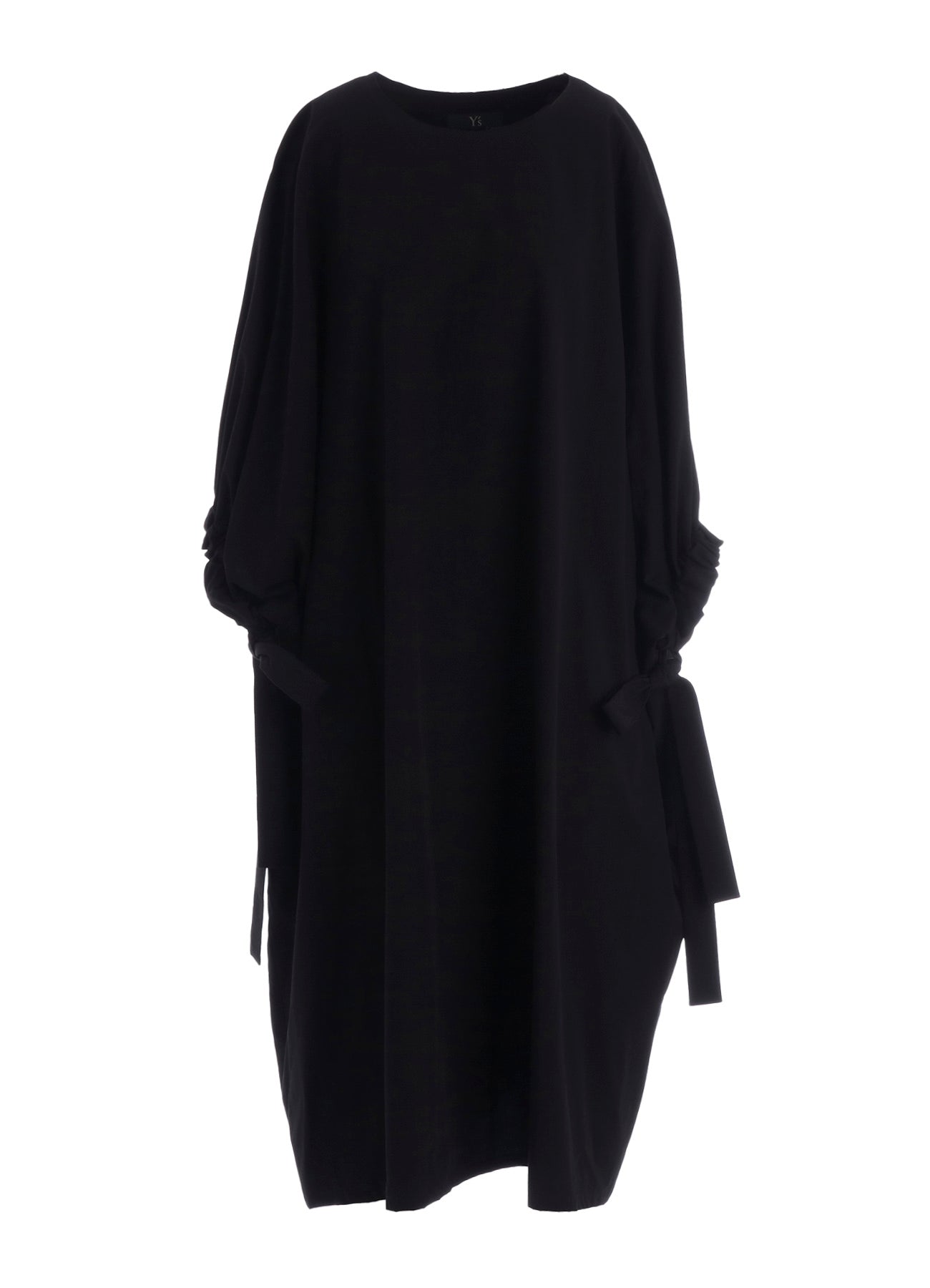 COTTON BROAD SLEEVE ROUNDNECK DRESS – THE SHOP YOHJI YAMAMOTO