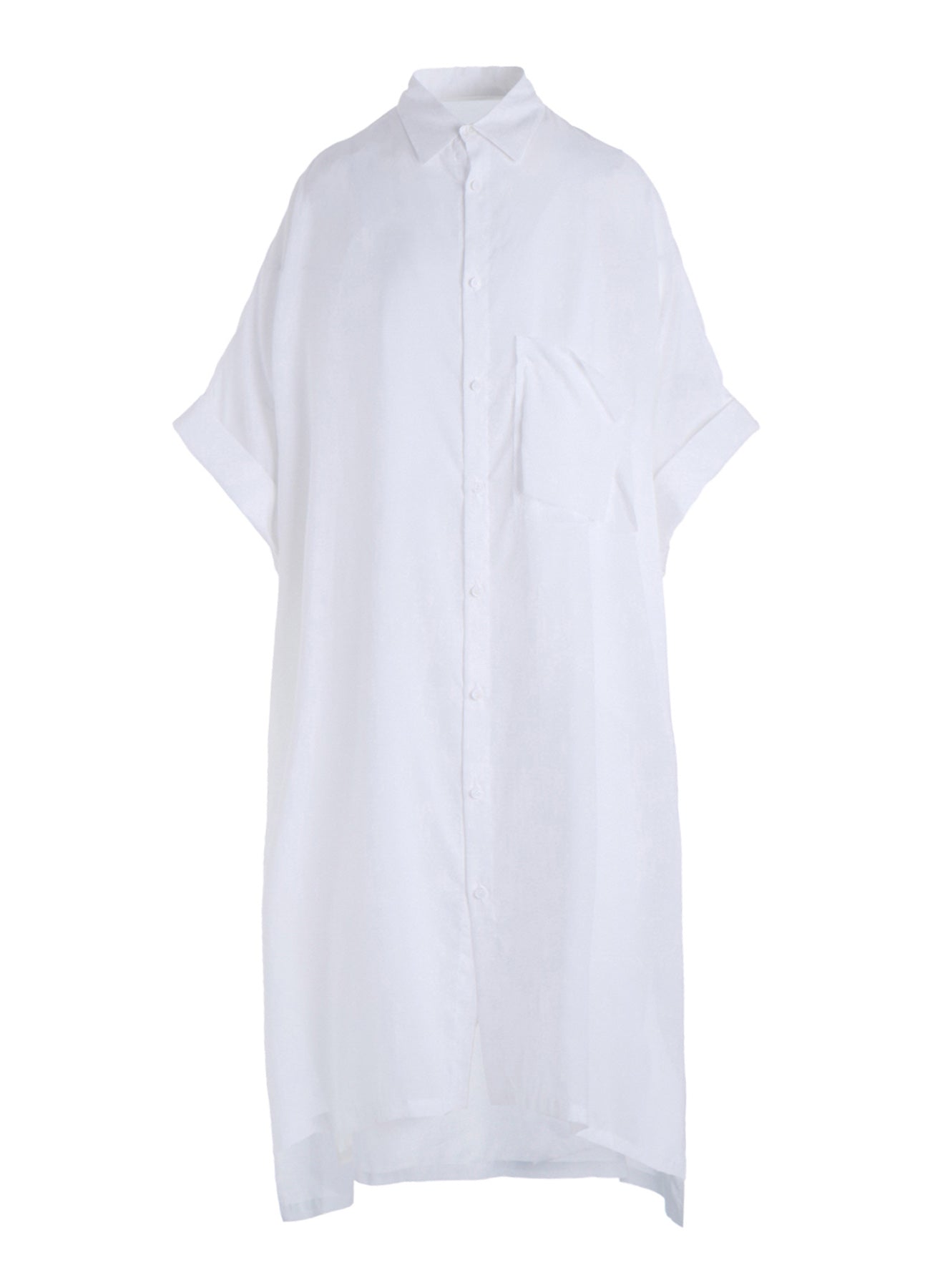 CELLULOSE LAWN ARRANGED SHIRT DRESS