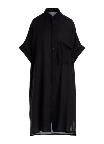 CELLULOSE LAWN ARRANGED SHIRT DRESS