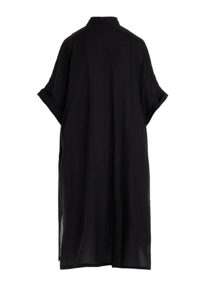 CELLULOSE LAWN ARRANGED SHIRT DRESS