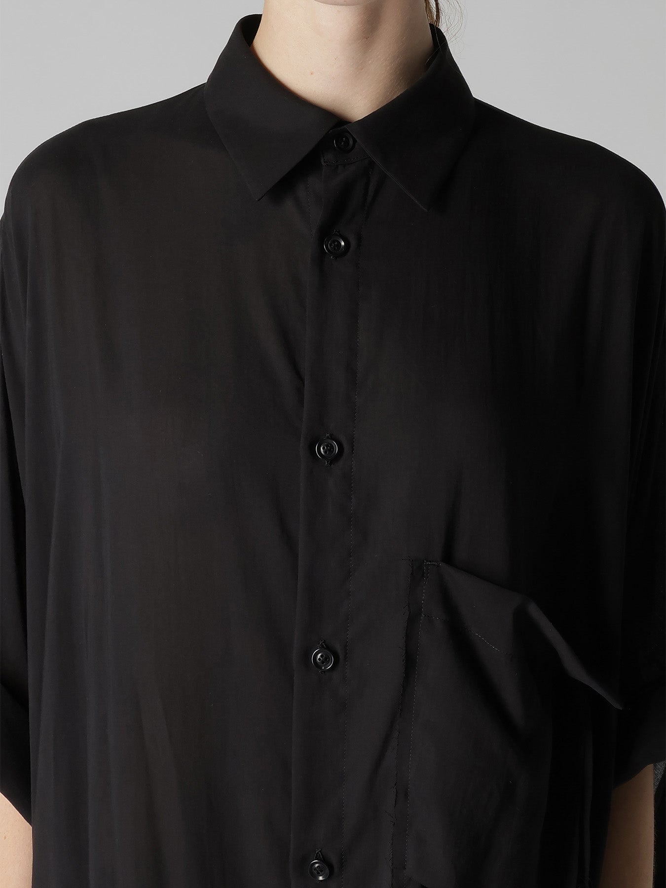CELLULOSE LAWN ARRANGED SHIRT DRESS – THE SHOP YOHJI YAMAMOTO