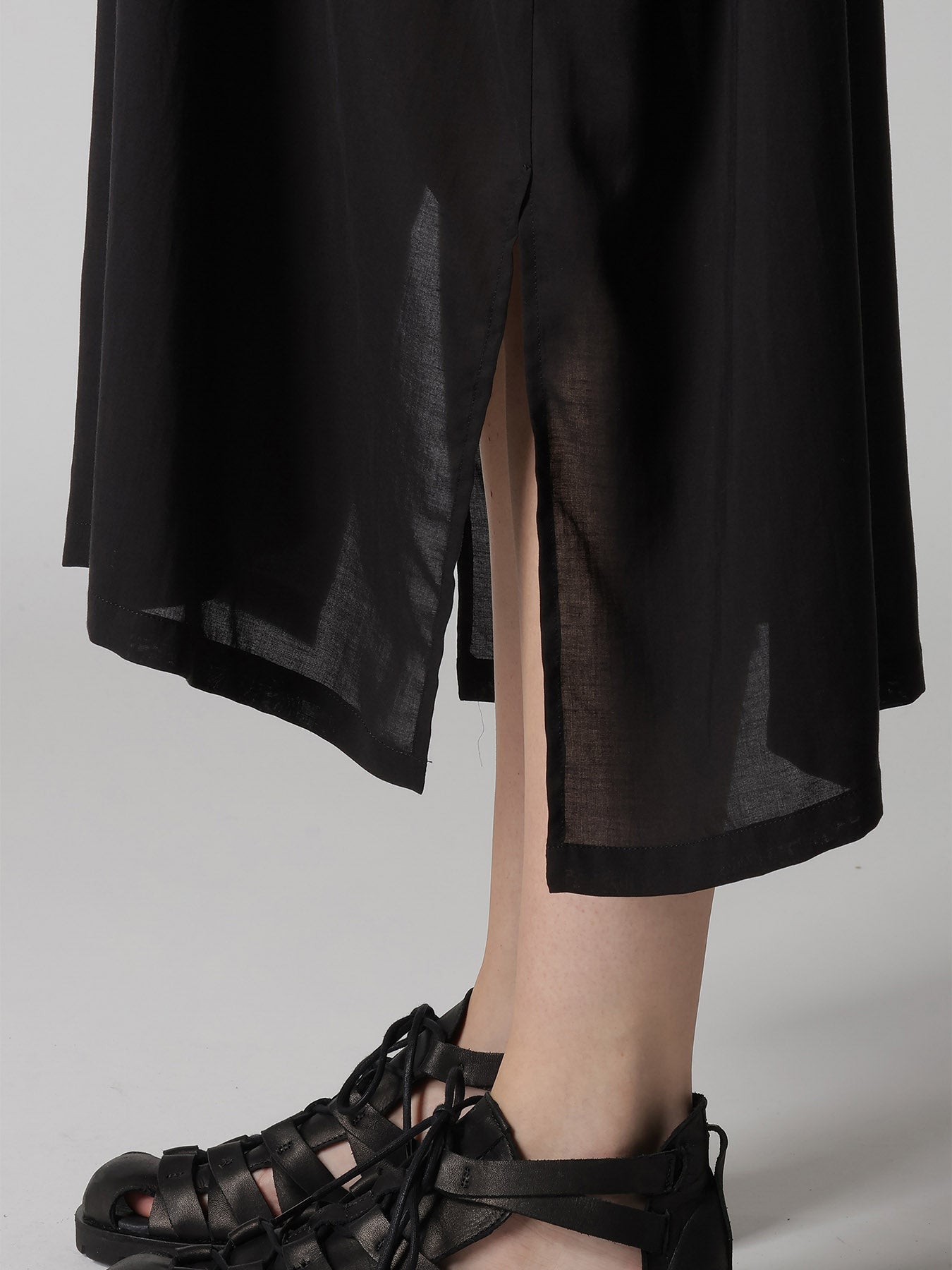 CELLULOSE LAWN ARRANGED SHIRT DRESS