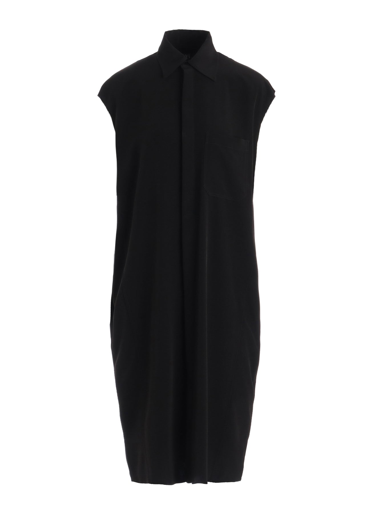 TA/PE SUPER VIYON TUSSER SLEEVELESS SHIRT DRESS